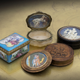 German snuff boxes from the mid-18th century.